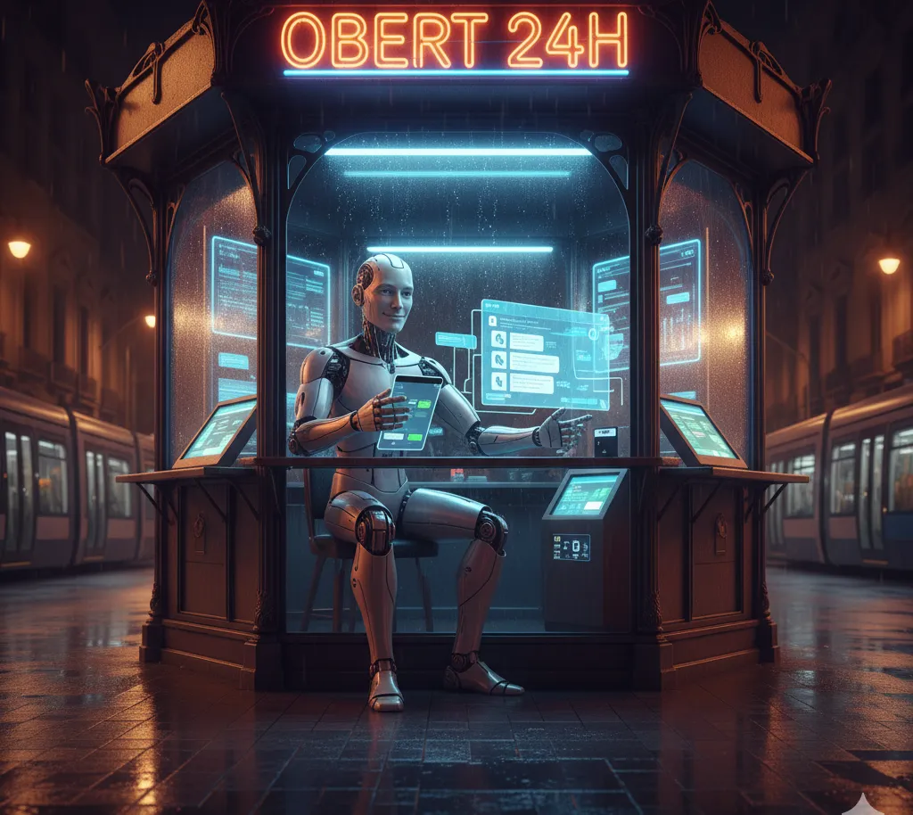 Chatbot WhatsApp Business: Atención al Cliente con IA 24/7 service illustration